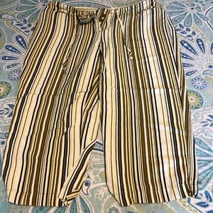 Colorful striped widepant